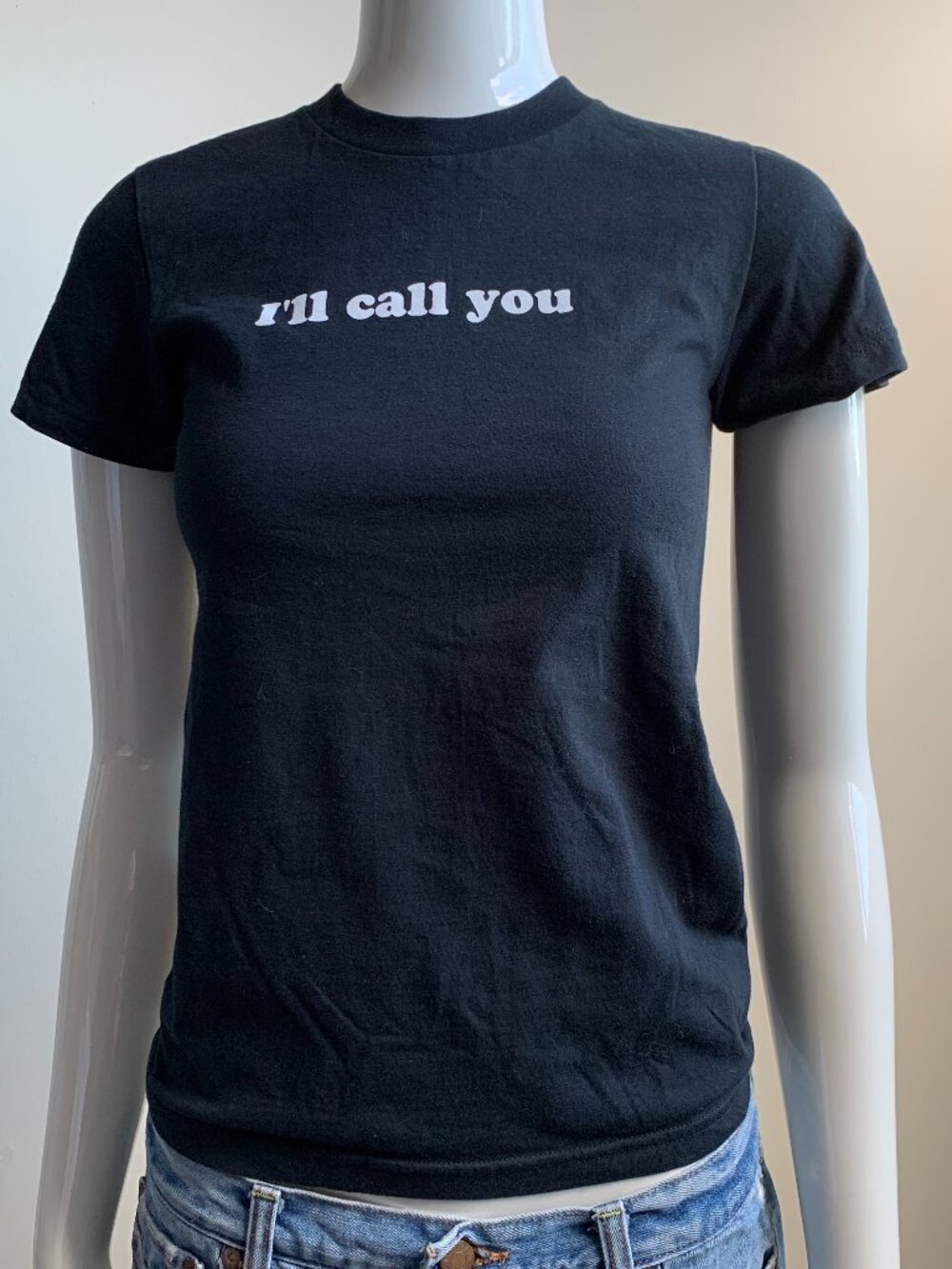 Vintage Adiqshun I'll Call you T-shirt famous worn by Britney Spears tshirt